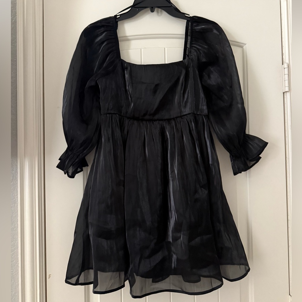Dillards Allison + Kelly mesh baby doll dress